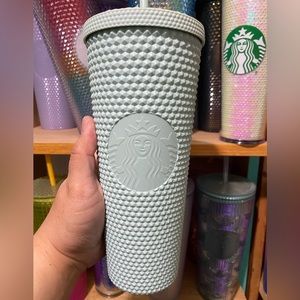 Studded Tiffany Blue Starbucks tumbler